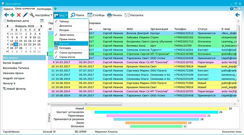 Базовая CRM с широким функционалом для успешных организаций